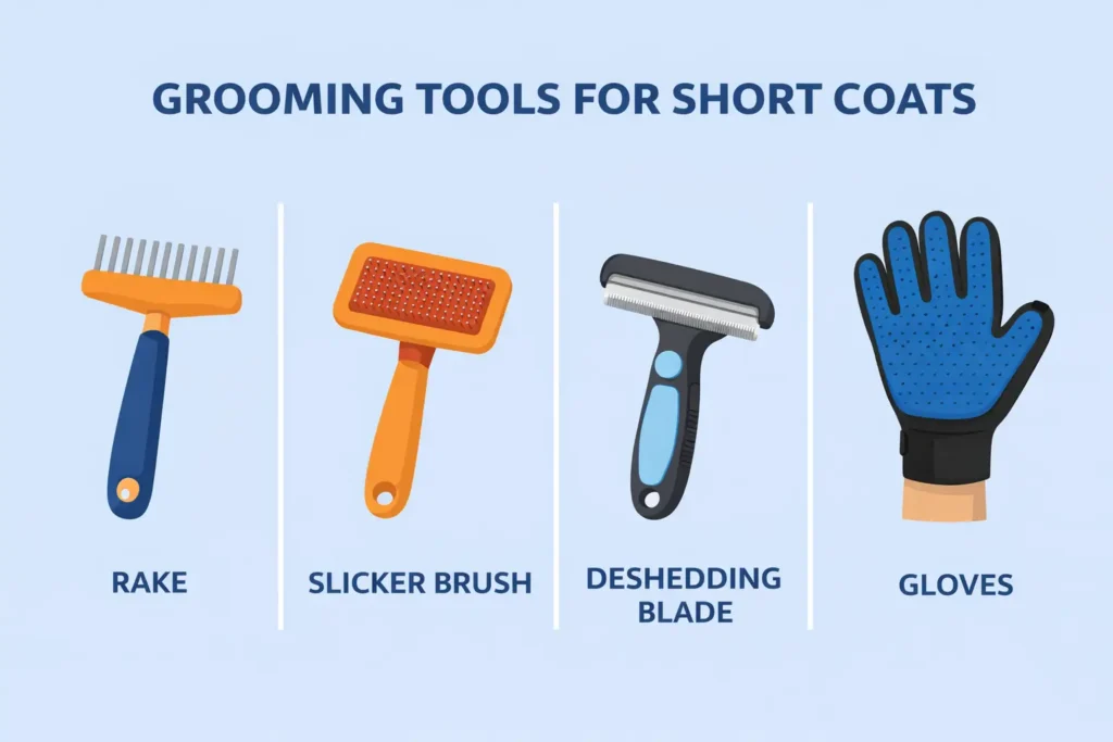 best deshedding tools for short-haired dogs